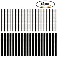 2.54 mm Pin Headers 40 Pines Breakaway PCB Junta de una Sola Fila Macho y Hembra Pin Header Connector Kit para Arduino…